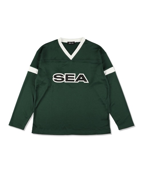 確実正規品　超希少品　WIND AND SEA ゲームシャツ Lサイズ WIND AND SEA（ウィンダンシー） tシャツ Satin Patch Game Shirt