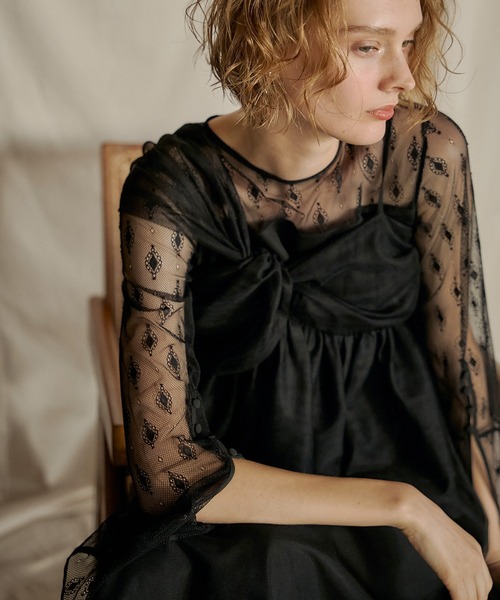 et.UNiVER ドレス Ribbon vest setup dress : ZOZOTOWN Yahoo!店