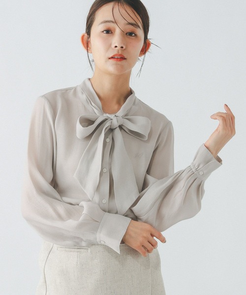 ブラウス シャツ マチ付きペプラム2WAYブラウス レディース pual ce cin ブラウス シャツ マチ付きペプラム2WAYブラウス