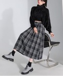 ロング スカート 「サイズあり」ウールライクヴ...の詳細画像1