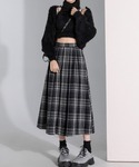 ロング スカート 「サイズあり」ウールライクヴ...の詳細画像3