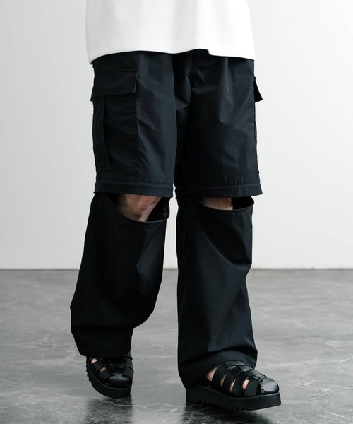 Rocky Monroe カーゴパンツ リップストップコンバーチブルワイド