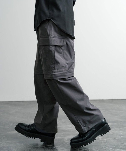 Rocky Monroe カーゴパンツ リップストップコンバーチブルワイド
