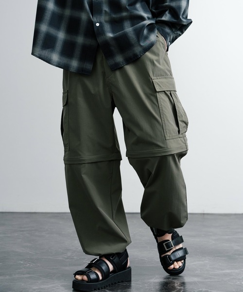 Rocky Monroe カーゴパンツ リップストップコンバーチブルワイド