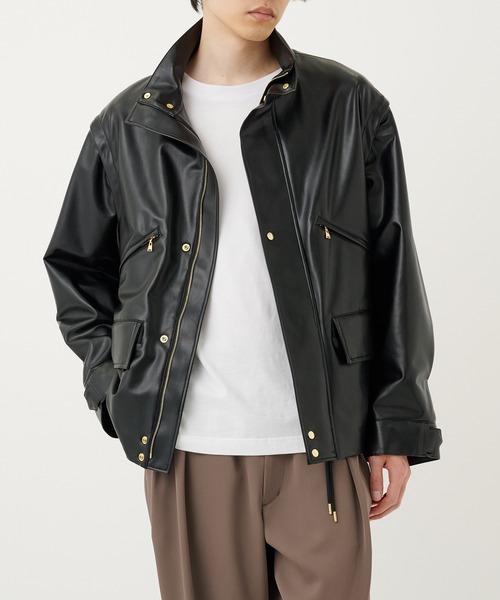 CULLNI（クルニ） ブルゾン アウター 別注 Faux Leather Blouson
