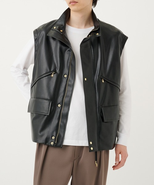 CULLNI（クルニ） ブルゾン アウター 別注 Faux Leather Blouson