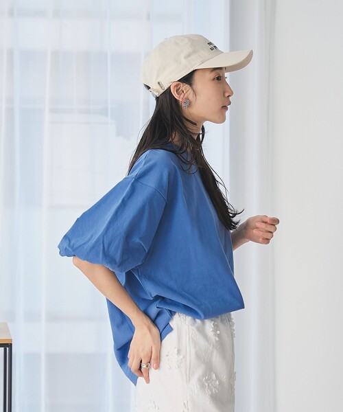 coen（コーエン） tシャツ USAコットンボリュームスリーブカットソー