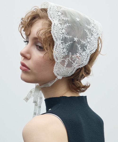 uyu. Lace Fabric Babushka / レースバブーシュカ : ZOZOTOWN Yahoo!店