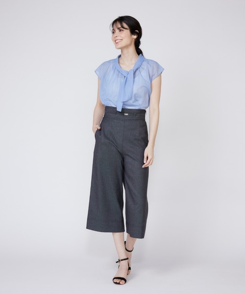 tシャツ アシンメトリーシアーカットソー レディース Maglie le cassetto tシャツ アシンメトリーシアーカットソー