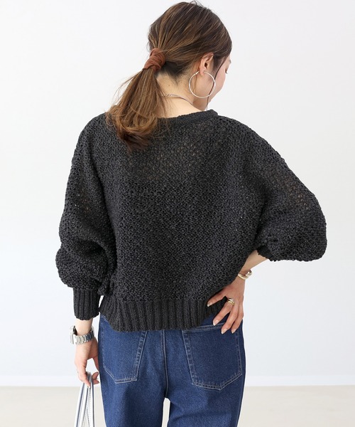 Aletta vita ニット セーター テープヤーン2WAYニットプルオーバー