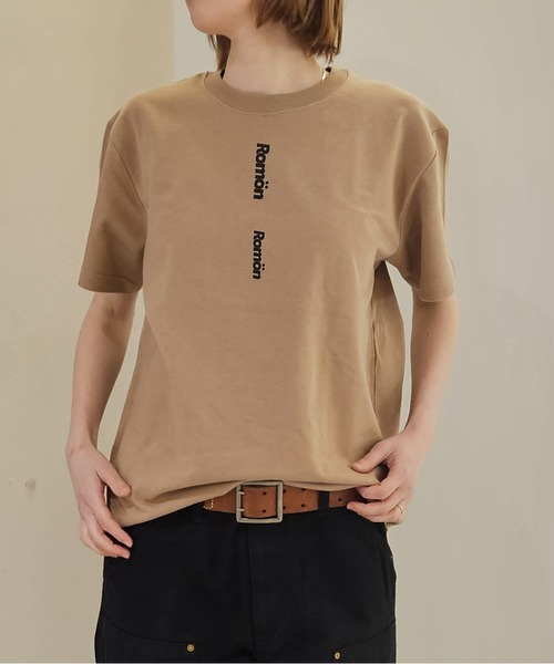 tシャツ Romon Organic Cotton T-shirts(Romon×2) レディース メンズ Romon tシャツ Organic Cotton T-shirts(Romon×2) レディース