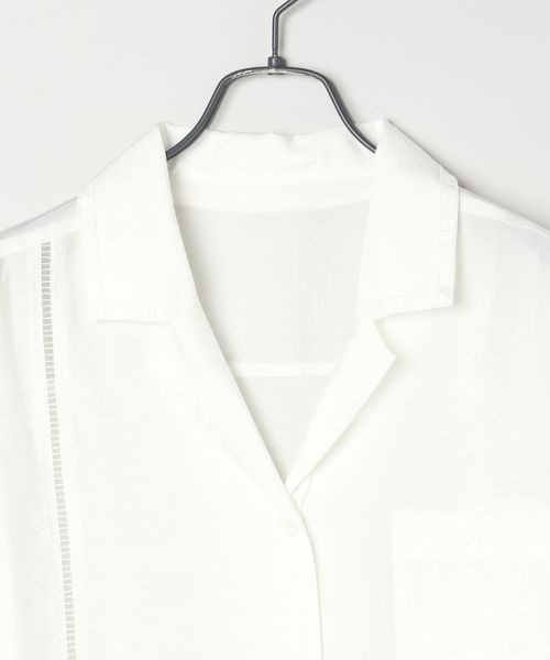 JEANASIS ブラウス シャツ サイドタックカイキンシャツ SS