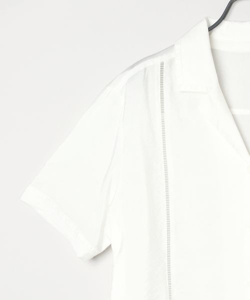 ブラウス シャツ サイドタックカイキンシャツ SS/455430 レディース | JEANASIS | 18