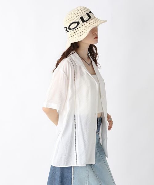 ブラウス シャツ サイドタックカイキンシャツ SS/455430 レディース | JEANASIS | 09
