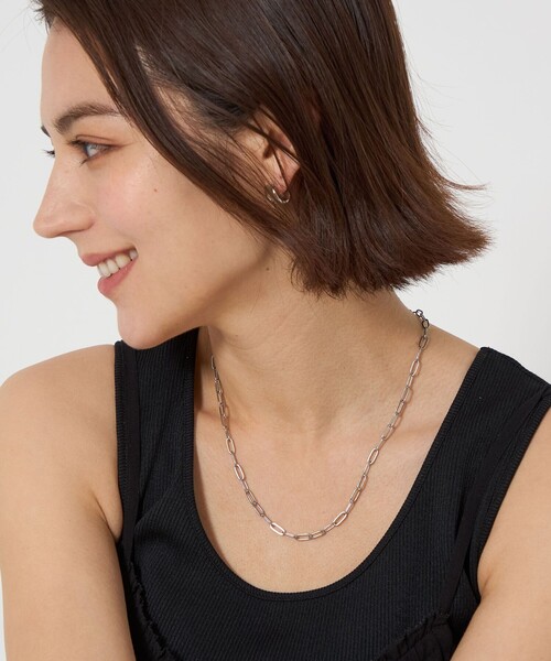 グリーンレーベルリラクシングChainon ダイヤK10メルトフレームネックレス グリーンレーベルリラクシングChainon ダイヤK10メルトフレームネックレス