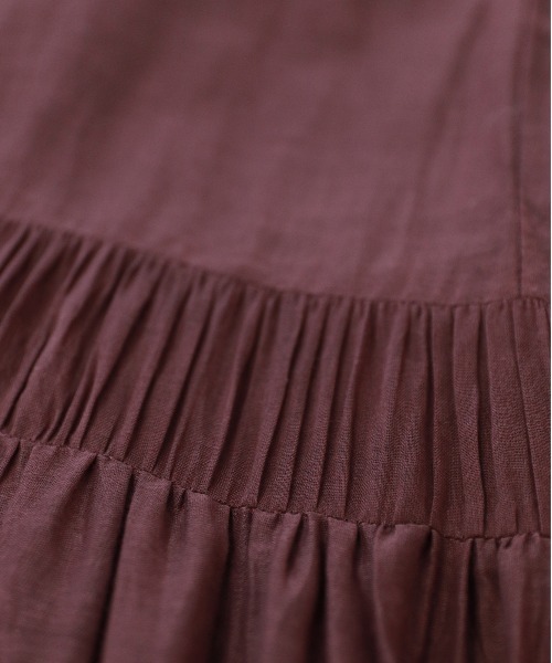 MARILYN MOON タックテクニックシアーコットン2wayバルーンドレス Marilyn Moon ワンピース タックテクニックシアーコットン2way