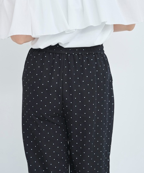 ドットパンツ 水玉　itimi shury フラワードットパンツ | ファッション通販サイト NUGU