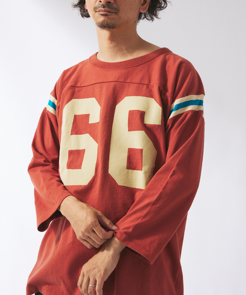 【完売size】MASON / メイソン 別注 フットボールTシャツ JOURNAL STANDARD relume tシャツ MASON / メイソン 別注