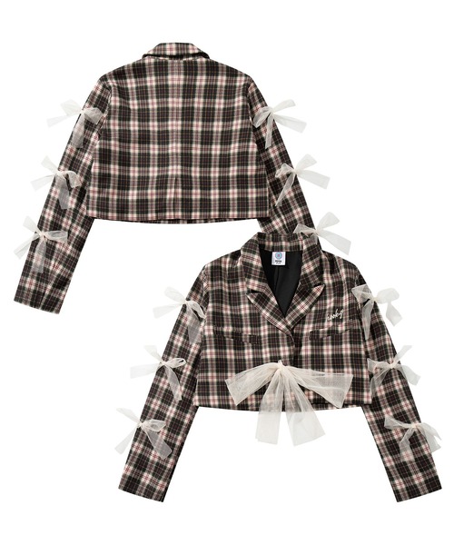 チェックジャケット　コメント優先　専用 BEAMS F（ビームスF）HANDMADE FOX BROTHERS ウール シェパード