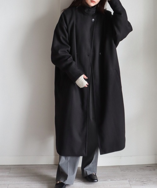 COURO」 ステンカラーコート M ブラック レディース : ZOZOTOWN Yahoo