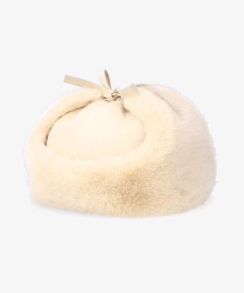 「kaorinomori」 キャップ M/57.5cm ホワイト レディース_画像2