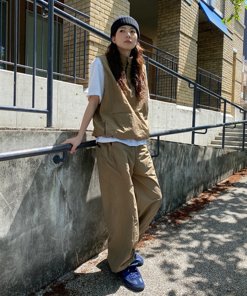 JUNEベスト UNDERSTATEMENTs ベスト ジレ 「ユニセックス」ナイロンプル