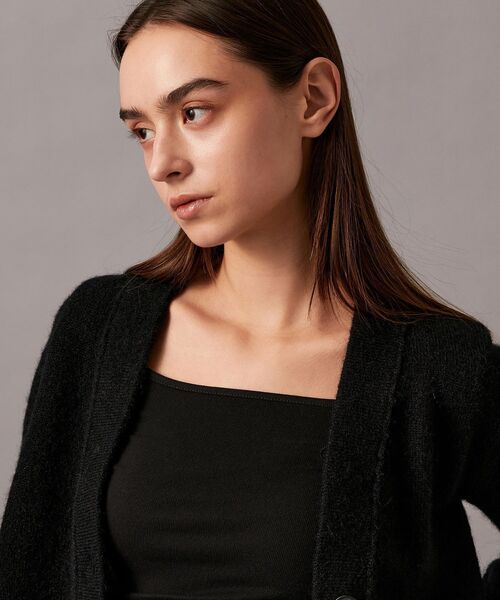 Calvin Klein カーディガン クラシック トラッカー Vネック