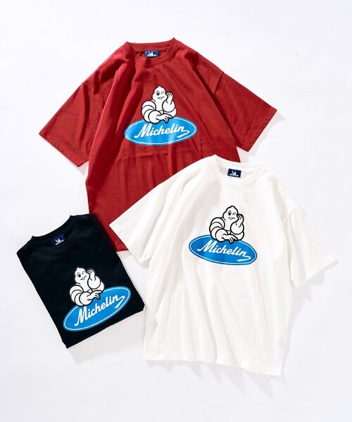 tシャツ 「洗える」VINTAGE PHOTO Tシャツ レディース 417 EDIFICE tシャツ Michelin × プリントTシャツ メンズ