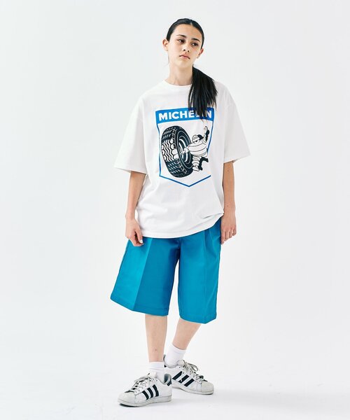 Ｔシャツ、パンツ 417 EDIFICE tシャツ Michelin × プリントTシャツ メンズ