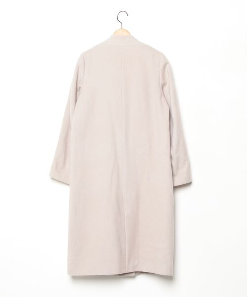 UNITED TOKYO ノーカラーコート グレー M UNITED TOKYO（ユナイテッドトウキョウ） ノーカラーコート 2 グレー