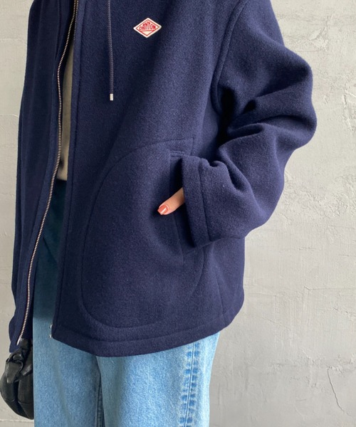 Danton（ダントン） ジップアップブルゾン 40 グレー レディース