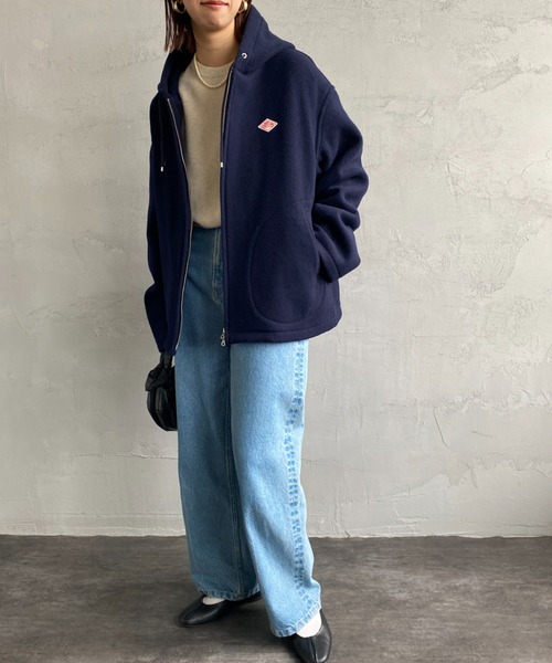 Danton（ダントン） ジップアップブルゾン 40 グレー レディース