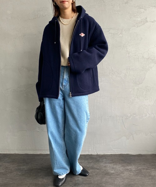 Danton（ダントン） ジップアップブルゾン 40 グレー レディース