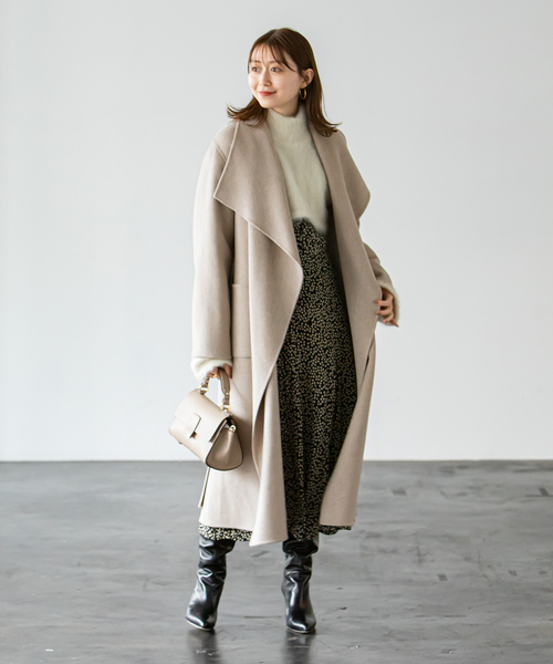 NOBLE（ノーブル） コート 38 ベージュ レディース : ZOZOTOWN Yahoo