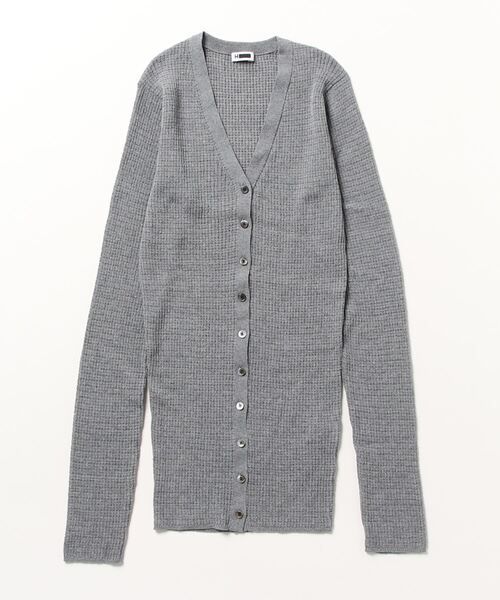 「H　BEAUTY&YOUTH UNITED ARROWS」 ニットカーディガン FREE グレー レディース