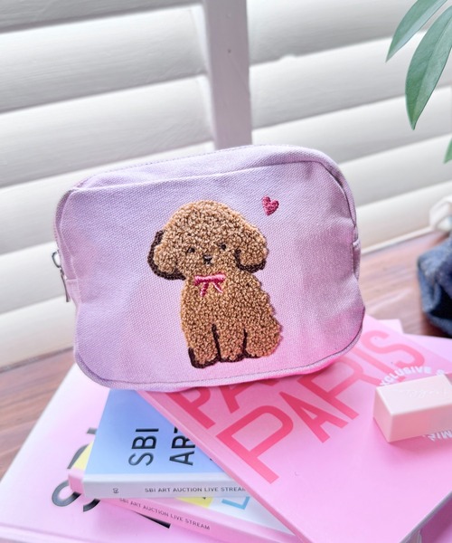 CALIFORNIA OUTFITTERS ポーチ 6A2 アニマル刺繍ポーチ
