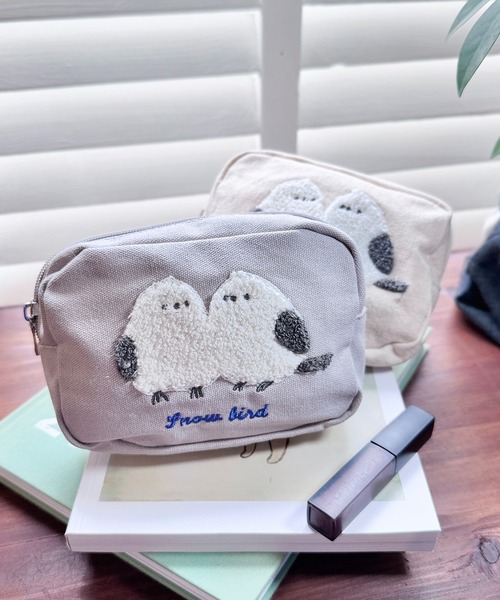 CALIFORNIA OUTFITTERS ポーチ 6A2 アニマル刺繍ポーチ