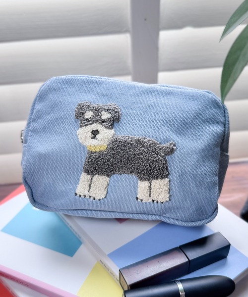 CALIFORNIA OUTFITTERS ポーチ 6A2 アニマル刺繍ポーチ