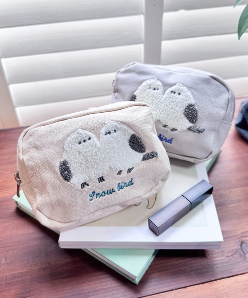 CALIFORNIA OUTFITTERS ポーチ 6A2 アニマル刺繍ポーチ