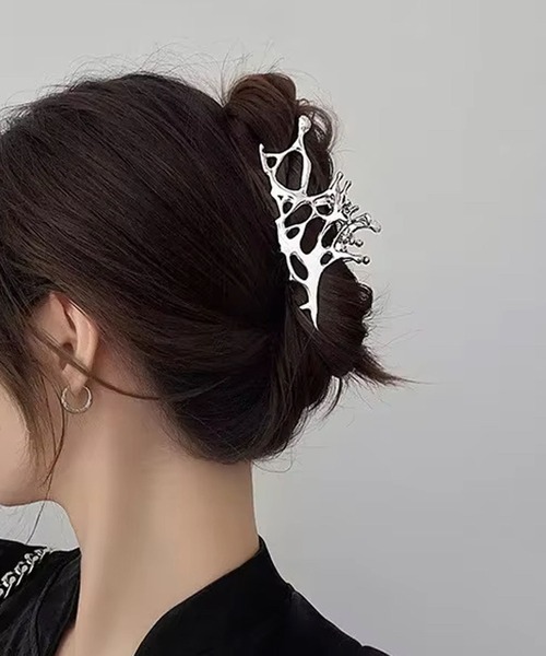 Port（ポート） ヘアクリップ 「 」 シルバー デザイン バンスクリップ