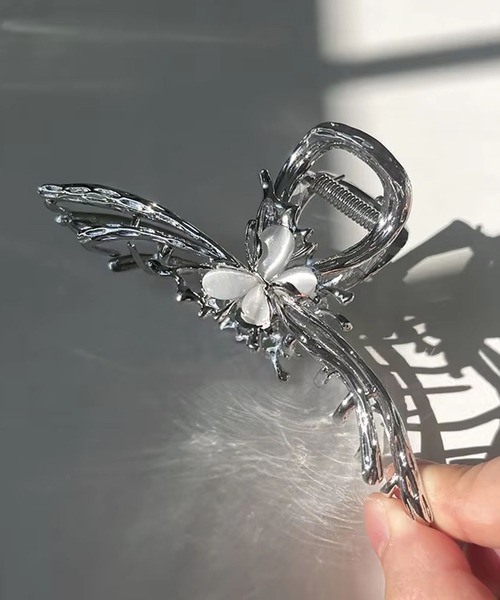 Port（ポート） ヘアクリップ 「 」 シルバー デザイン バンスクリップ