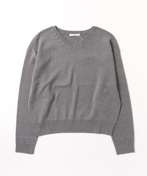 「BEAUTY&YOUTH UNITED ARROWS」 Vネックニット - グレー レディース