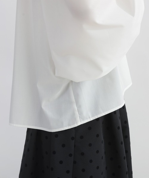 PICCIN PERLA ブラウス シャツ ダブルリボンザビエルブラウス
