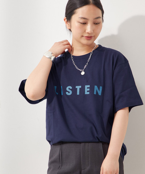 tシャツ 「別注」POET MEETS DUBWISE LISTEN Tシャツ レディース