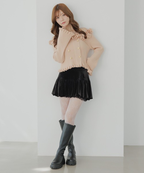 Heather　ロングブーツ　ブラック　Mサイズ Heather（ヘザー） ロング ブーツ 「累計13万本」楽ちんなのに美脚