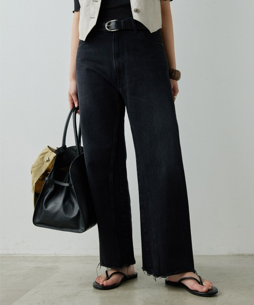 ジーンズ デニム デニムパンツ Q.anos/ブルージュデニム/WEB限定/新