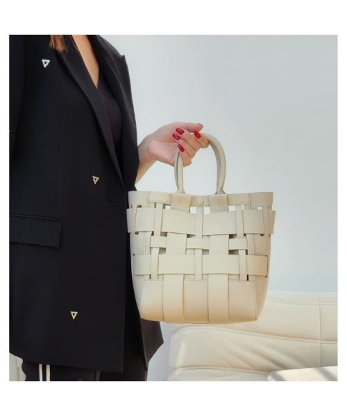 Tomieco（トミエコ） ショルダーバッグ バッグ LEATHER 編み込み