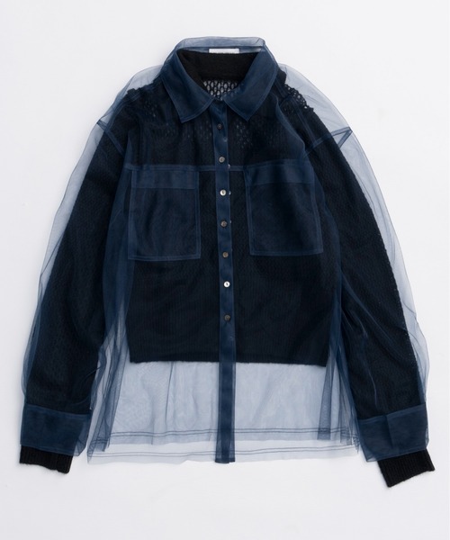 MAISON SPECIAL（メゾンスペシャル） カーディガン Tulle Shirt