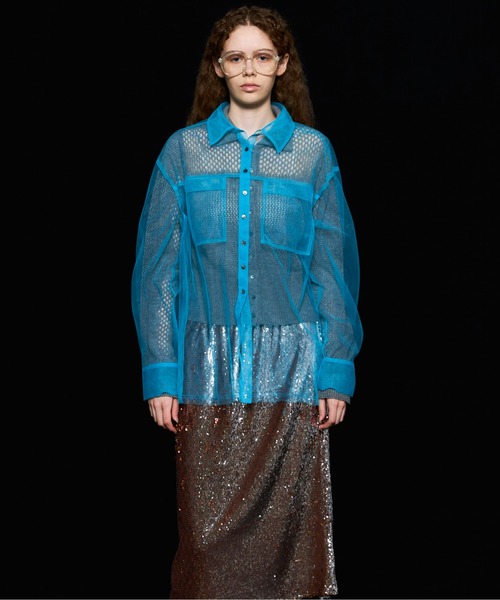 MAISON SPECIAL（メゾンスペシャル） カーディガン Tulle Shirt