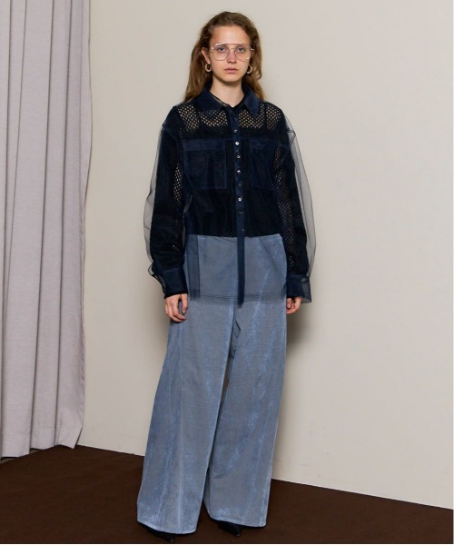 MAISON SPECIAL（メゾンスペシャル） カーディガン Tulle Shirt